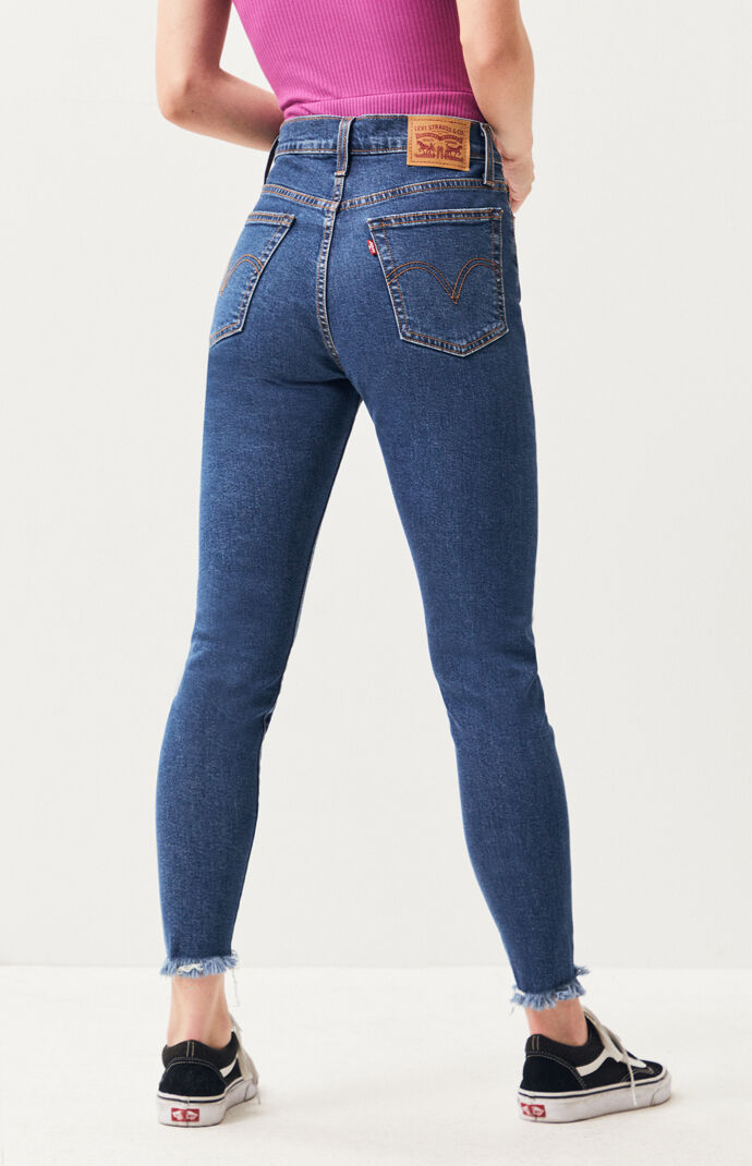 levi's wedgie high rise turn to stone