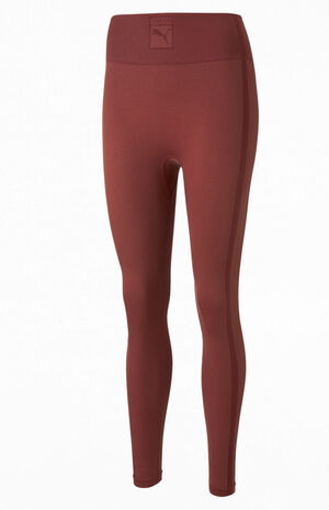 x Vogue Red Seamless Leggings image number 5