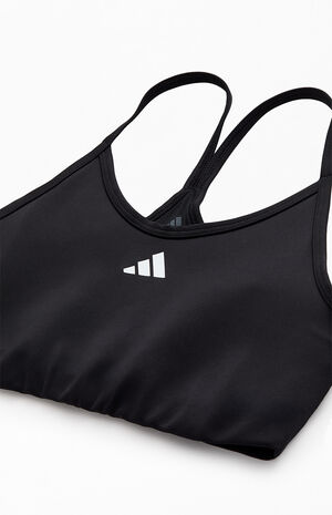 Kids Black Padded Y Back Bra image number 3
