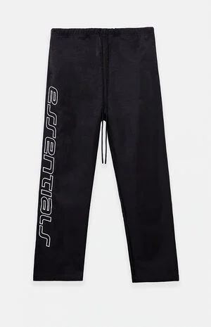 Vintage Black Active Trace Relaxed Track Pants image number 1