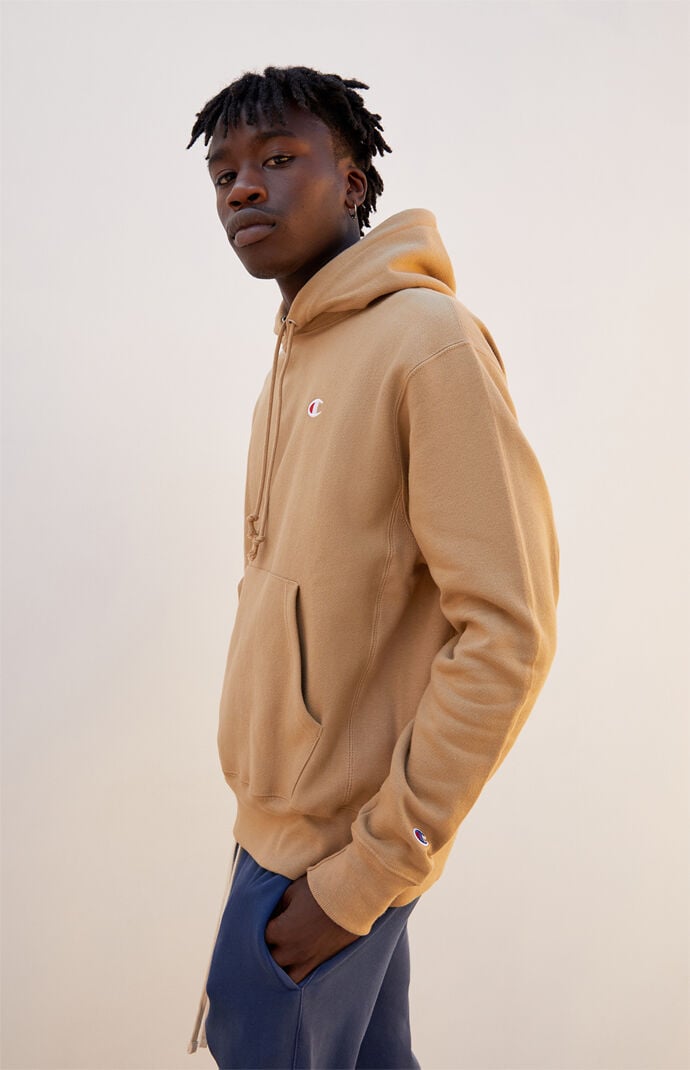Tan champion hoodie pacsun online
