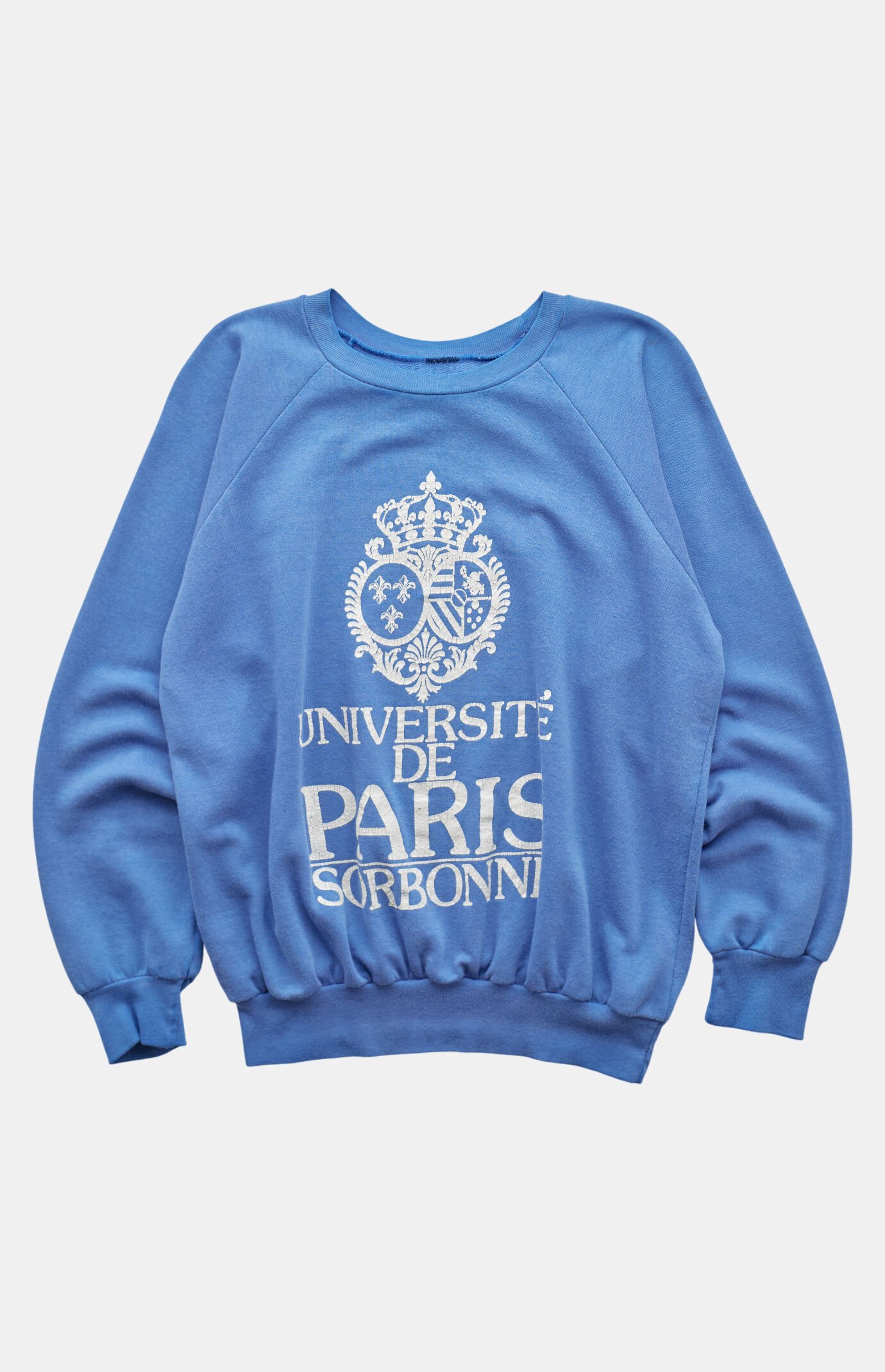 PS VINTAGE 80s Universite De Paris Crew Neck Sweatshirt