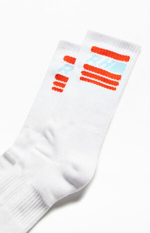 White Rhacer Crew Socks image number 2