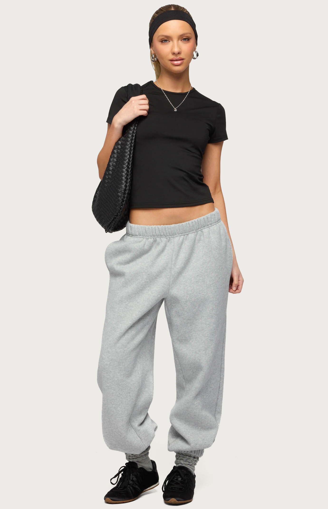 Edikted Petite Clark Oversized Sweatpants