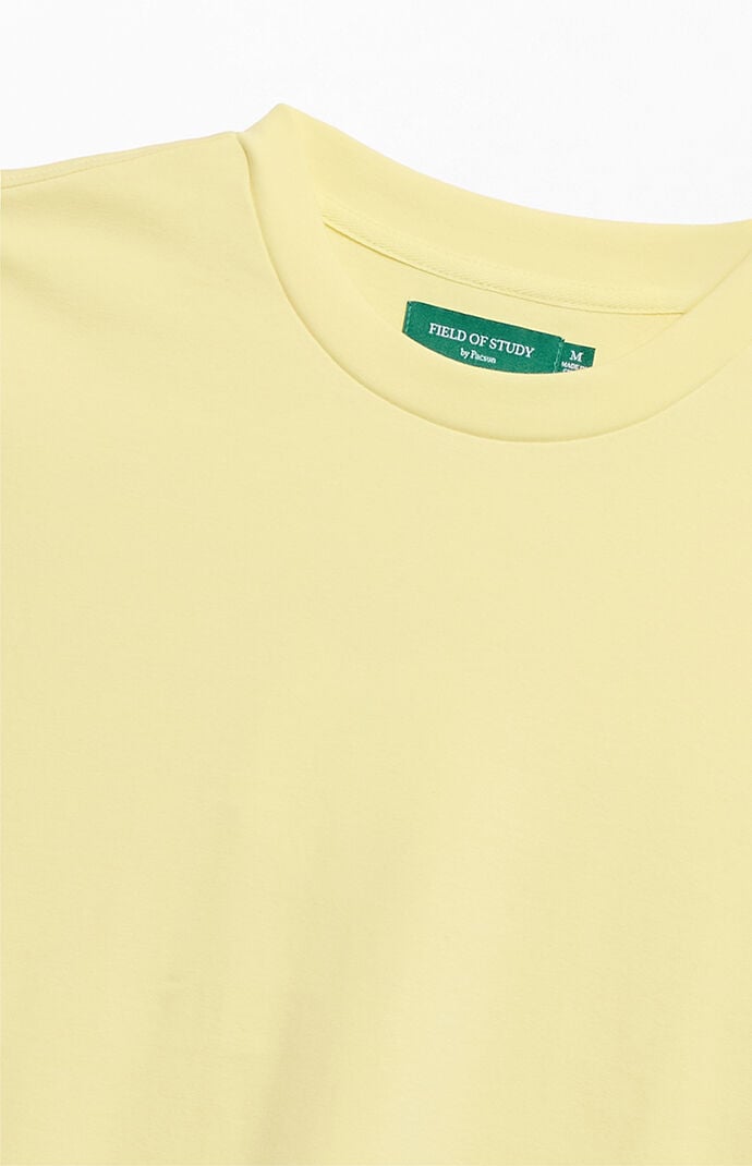 FIELD OF STUDY by Pacsun Yellow Muscle T-Shirt