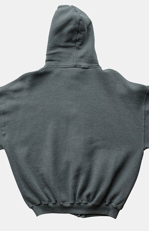'90s Gray Russell Full Zip Hoodie image number 2