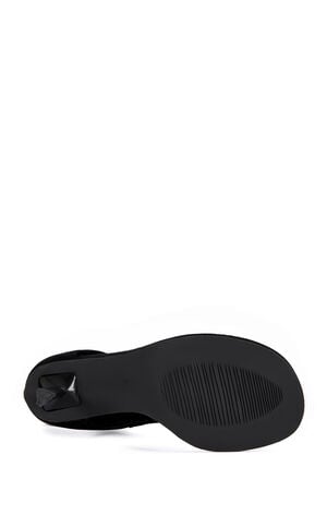 Women's Baina Black Stiletto Sandals image number 5