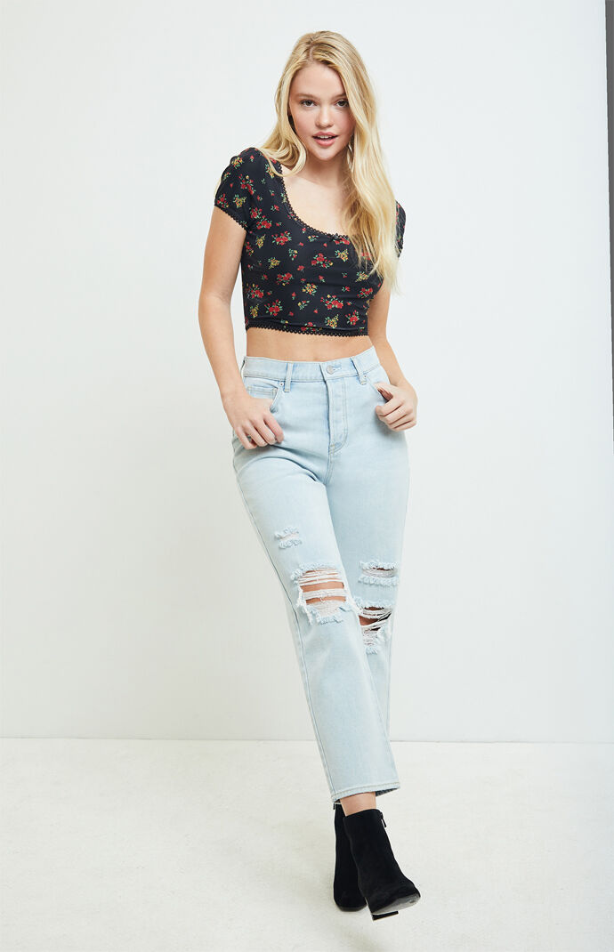 Mesh Bow T-Shirt