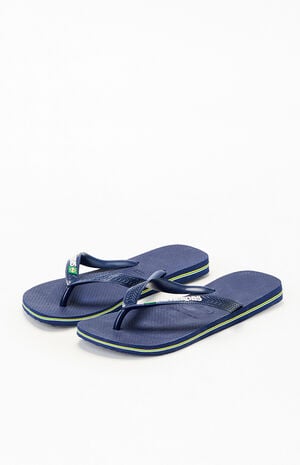 Women's Brazil Logo Flip Flop Sandals image number 1