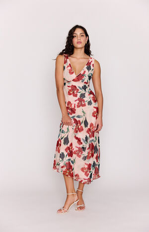 Arabella Bias Midi Dress image number 2