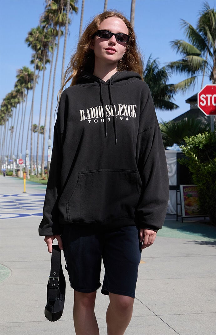 John Galt Christy Radio Silence Oversized Hoodie
