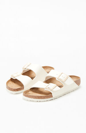 Women's Arizona Slide Sandal Eggshell image number 2