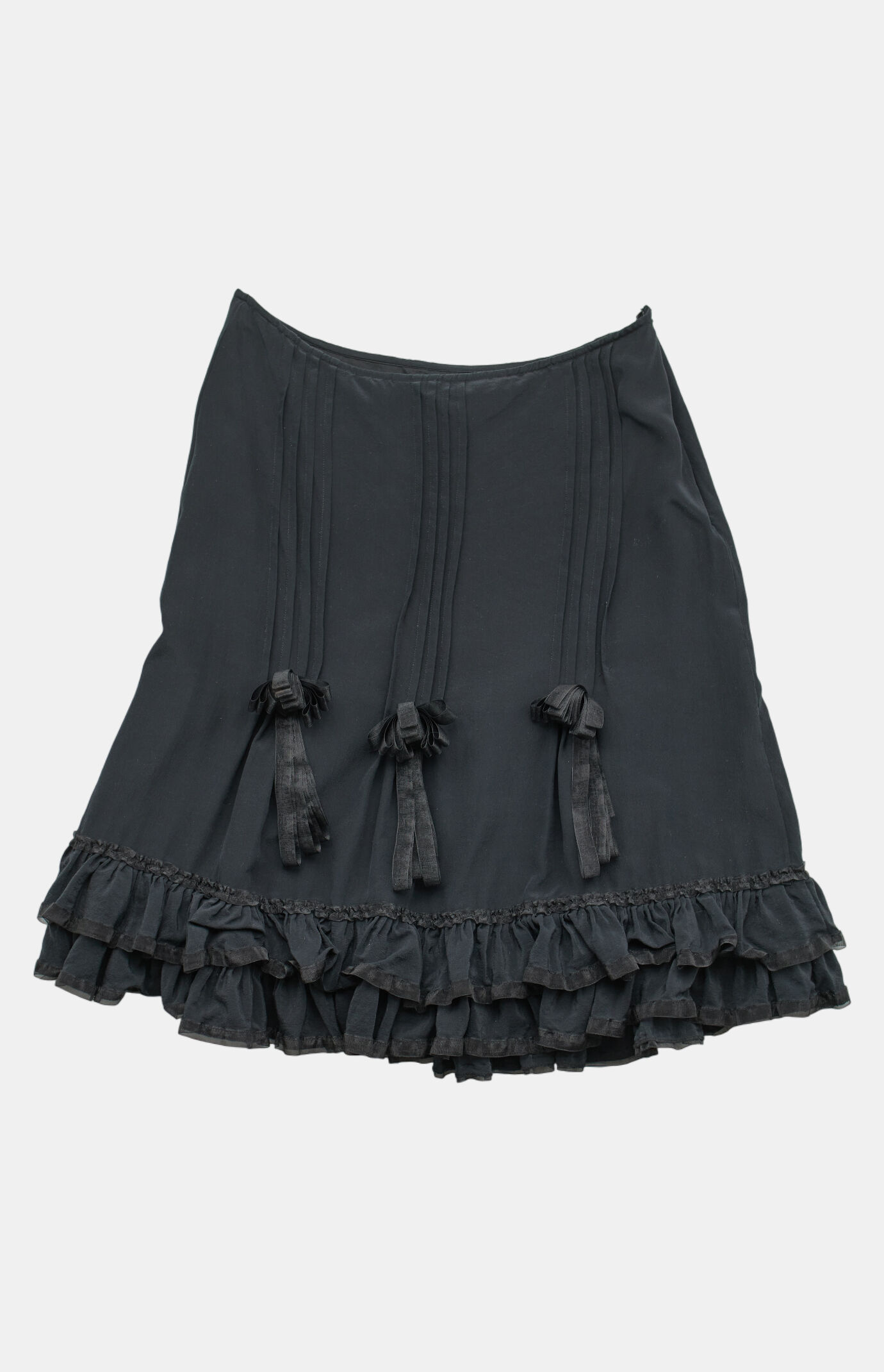 PS VINTAGE 2000s Ruffle Midi Skirt