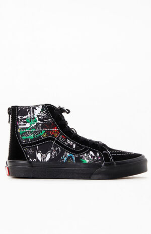 x Disney Villains Kids Sk8-Hi Zip Shoes image number 1