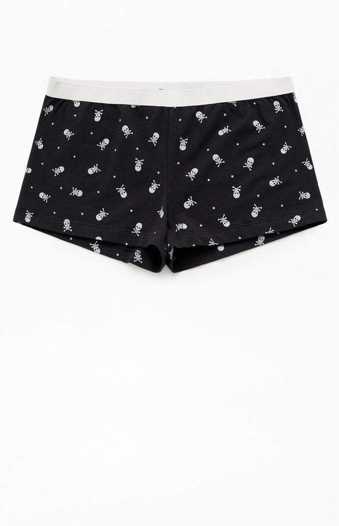 John Galt Skull & Bones Boyshorts