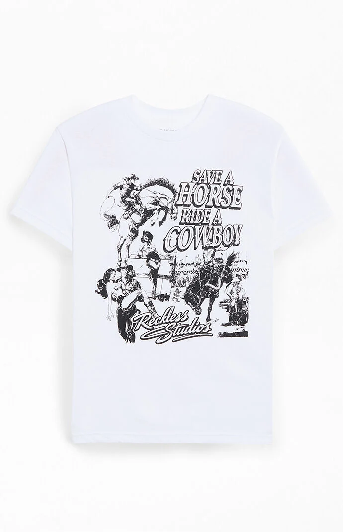 Young & Reckless Ride A Cowboy T-Shirt