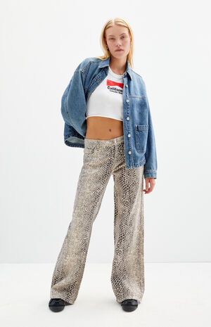 Medium Indigo Denim Shacket image number 5