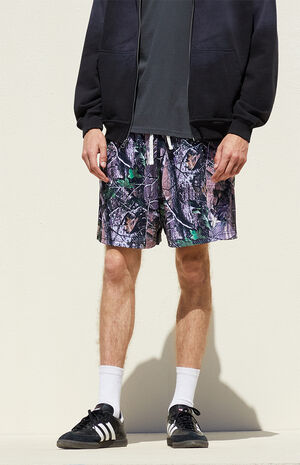 Camo Mesh Basketball Shorts image number 2