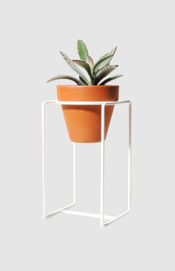 White Desk Planter