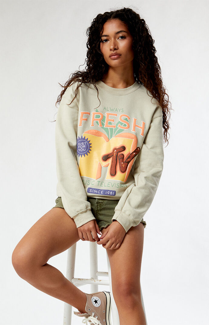 Ripple Junction Fresh MTV Fruit Crew Neck Sweatshirt | PacSun