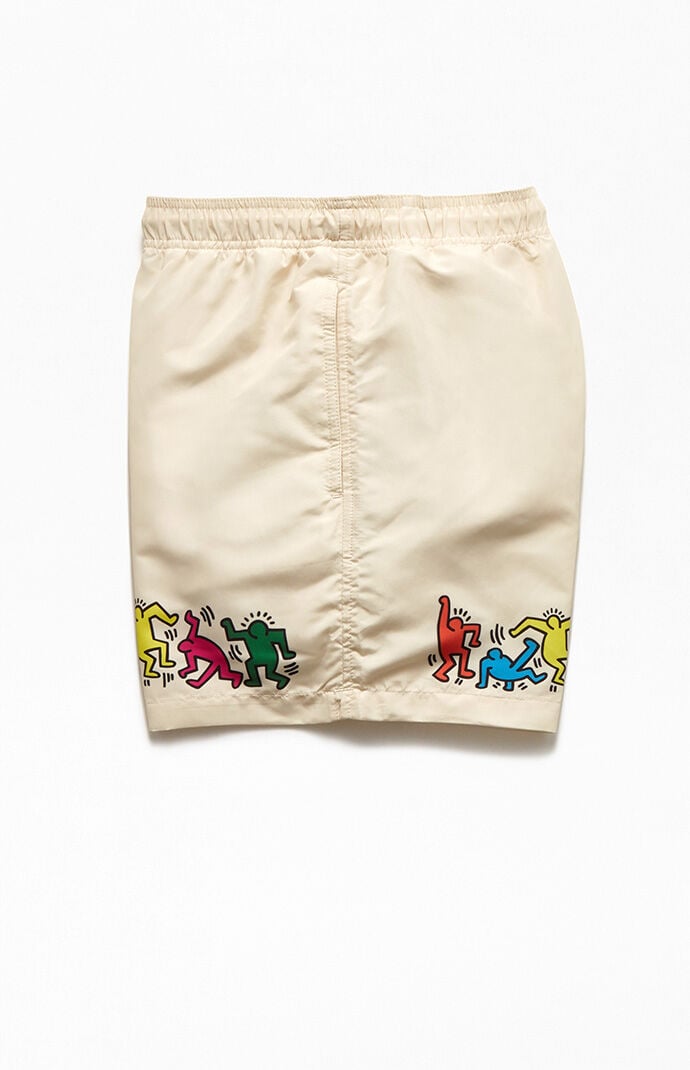 Keith Haring Party 15 Swim Trunks PacSun
