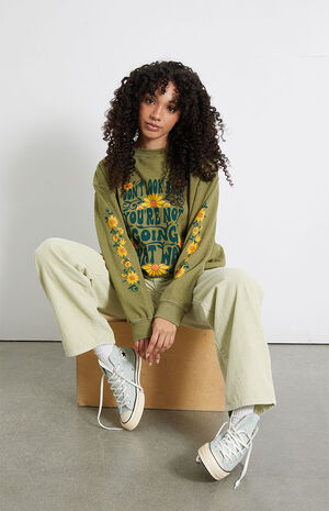 Don't Look Back Crew Neck Sweatshirt image number 1