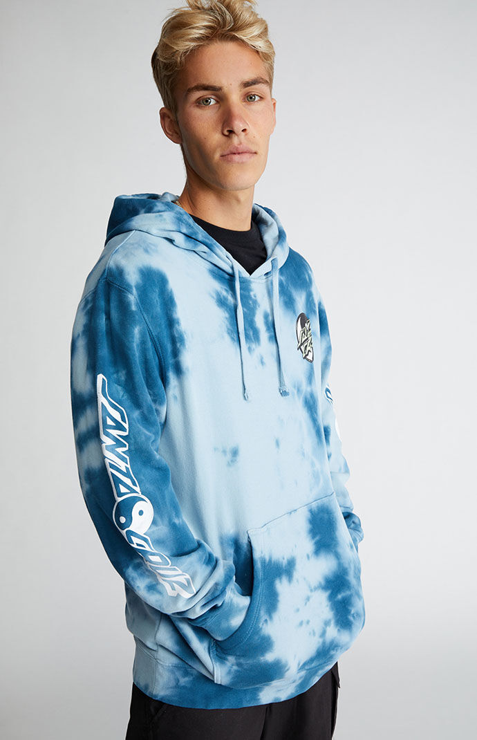 Santa Cruz Ying Yang Tie Dyed Dot Hoodie PacSun