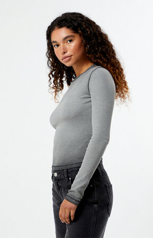 Rhinestone Long Sleeve T-Shirt image number 3