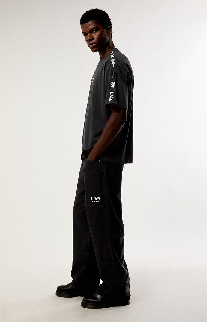L/AB c/o Off-White Diagonal Carpenter Jeans