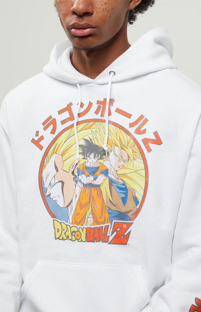 White Dragon Ball Z Hoodie Pacsun