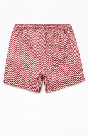 Striped Seersucker 4.5" Swim Trunks image number 2