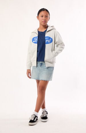 Kids Decal Full Zip Hoodie image number 5