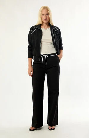 Zane Wide Leg Track Pants image number 1