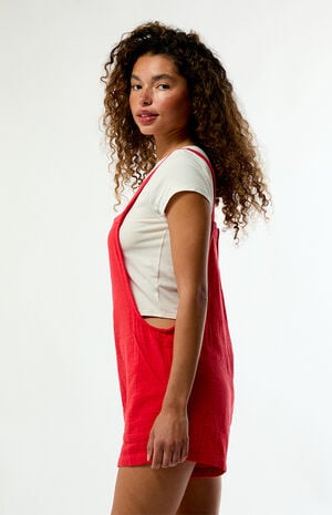 Beach Crush Denim Overalls image number 3