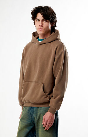 Washed Brown Hoodie image number 3