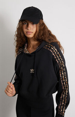 Black Adicolor Logo Hoodie image number 2