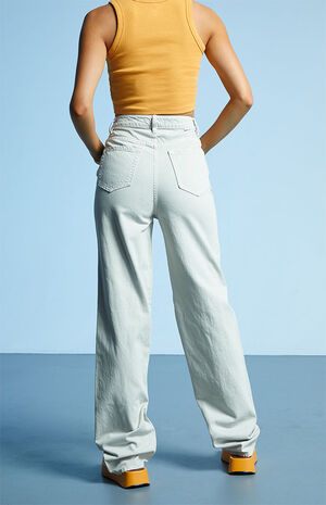 Eco Gray Ripped '90s Boyfriend Jeans image number 4