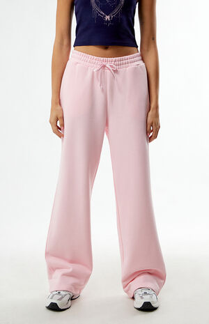 Solid Color Baggy Sweatpants image number 2
