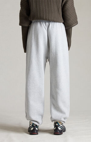 Women's Light Heather Grey Sweatpants image number 6