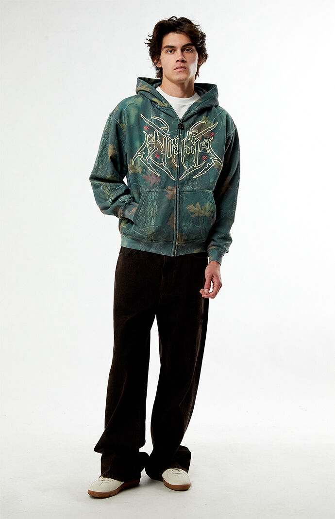 Nightlab Night Spider Camo Full Zip Hoodie