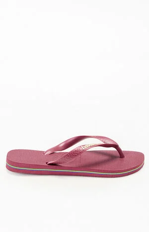 Women's Brazil Logo Flip Flop Sandals image number 2