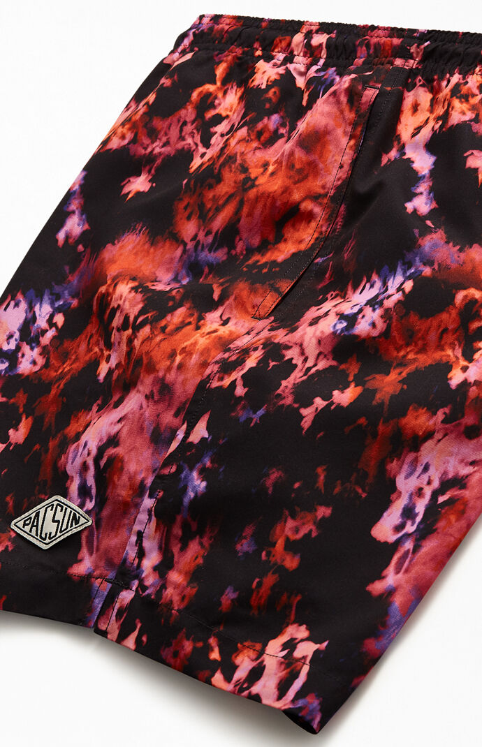 Flames 17" Swim Trunks