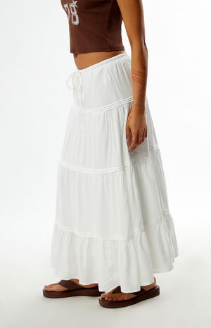 Tiered Maxi Skirt image number 4