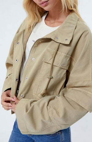 Twill Cargo Jacket image number 3