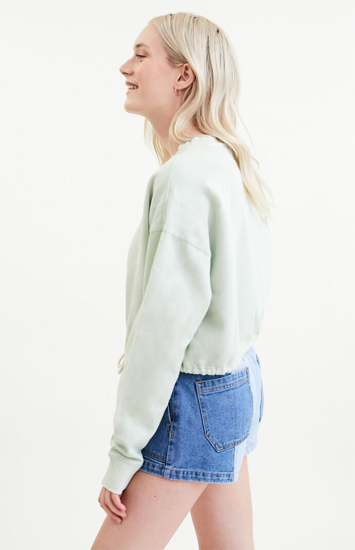 Zion Drawcord Crew Neck Sweatshirt
