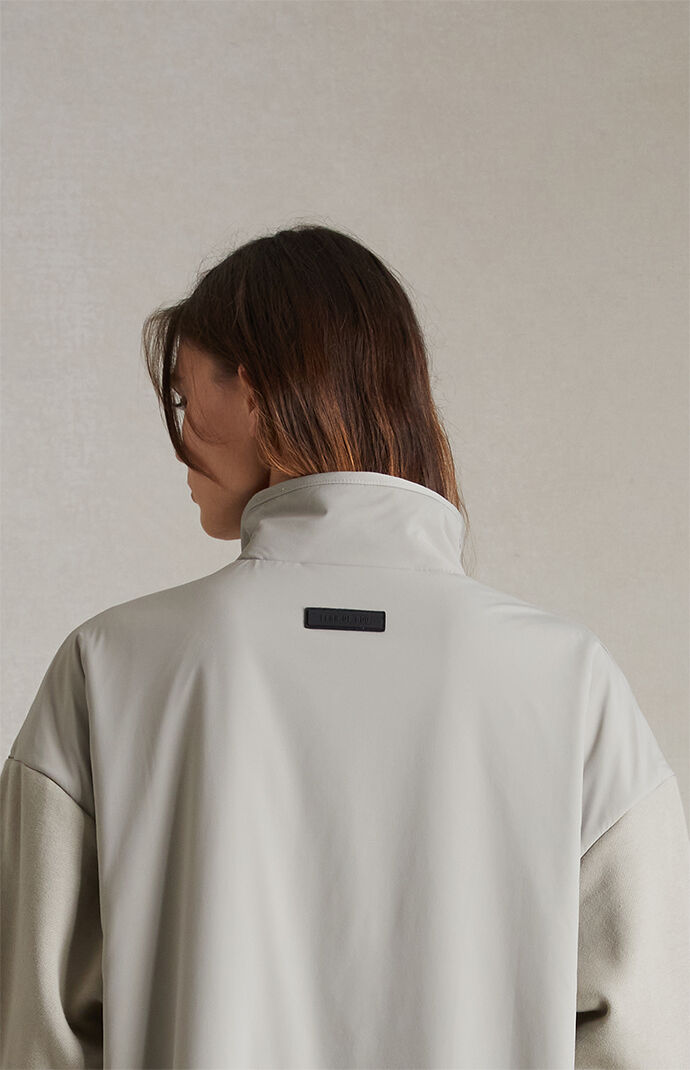 【FOG Essentials】Women's Fleece Mock Neck Sweater Dress Fear Of God Essentials Womens Size M Nylon Fleece Mockneck
