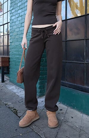 Brown Hilary Yoga Sweatpants image number 1