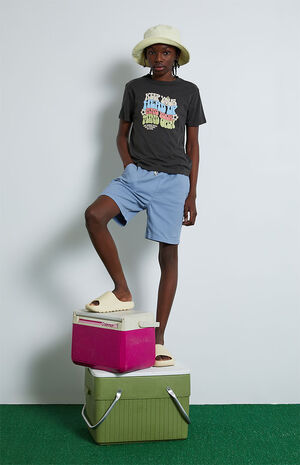 Blue Volley Shorts image number 1