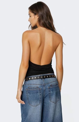 Rhia Cowl Neck Halter Top image number 5