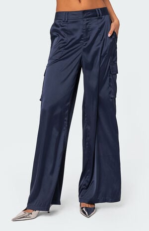 Kelsey Satin Trousers image number 1